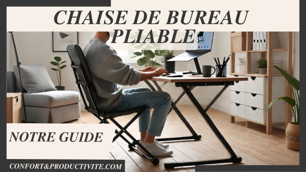 chaise bureau pliable image principale