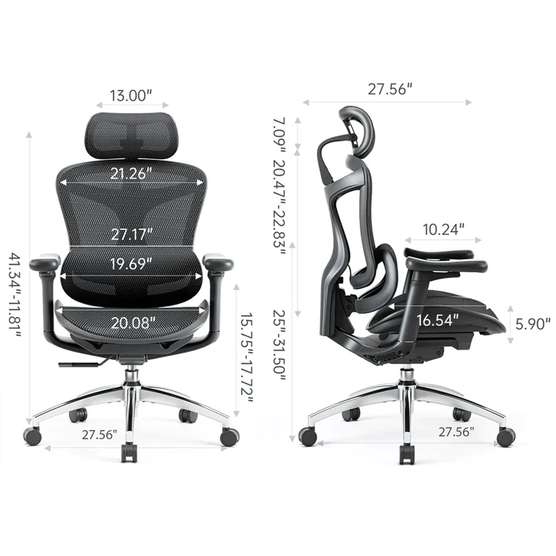 sihoo doro c300 dimensions