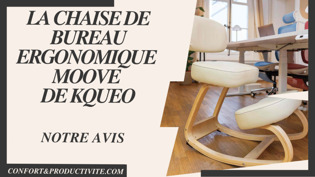 chaise ergonomique moove de kqueo image principale