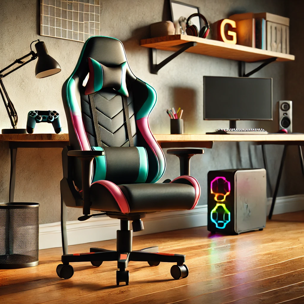 chaise gaming personnalisable compacte