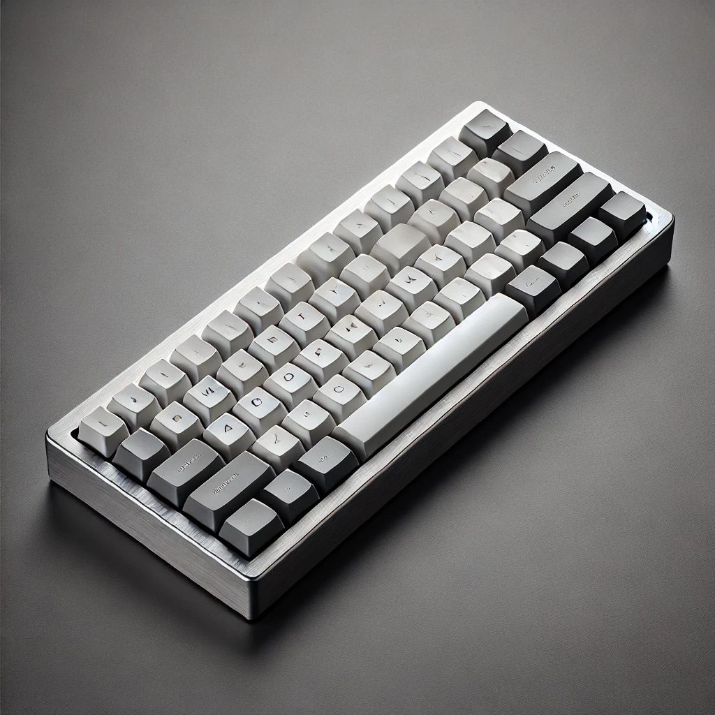 clavier customisé aluminium chic