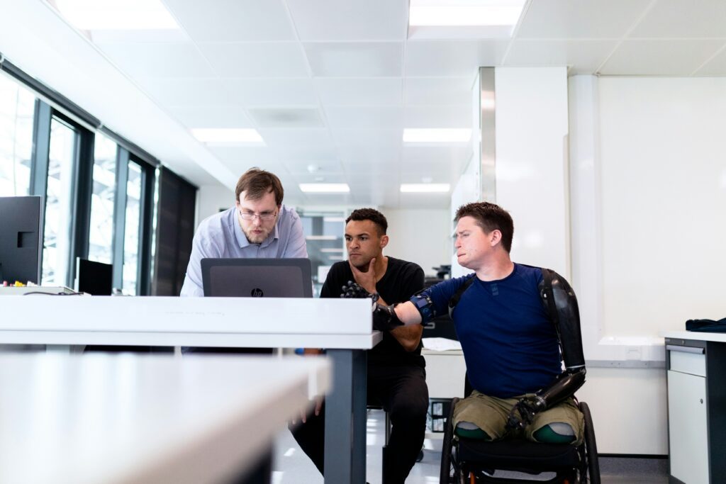 fauteuil ergonomique pour handicapé teletravail