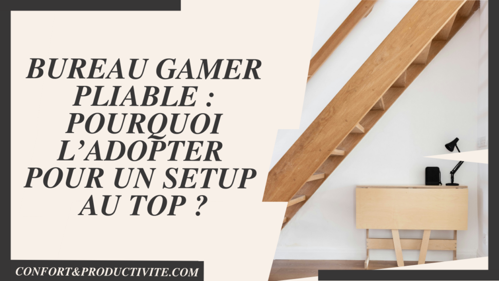 bureau gamer pliable image principale